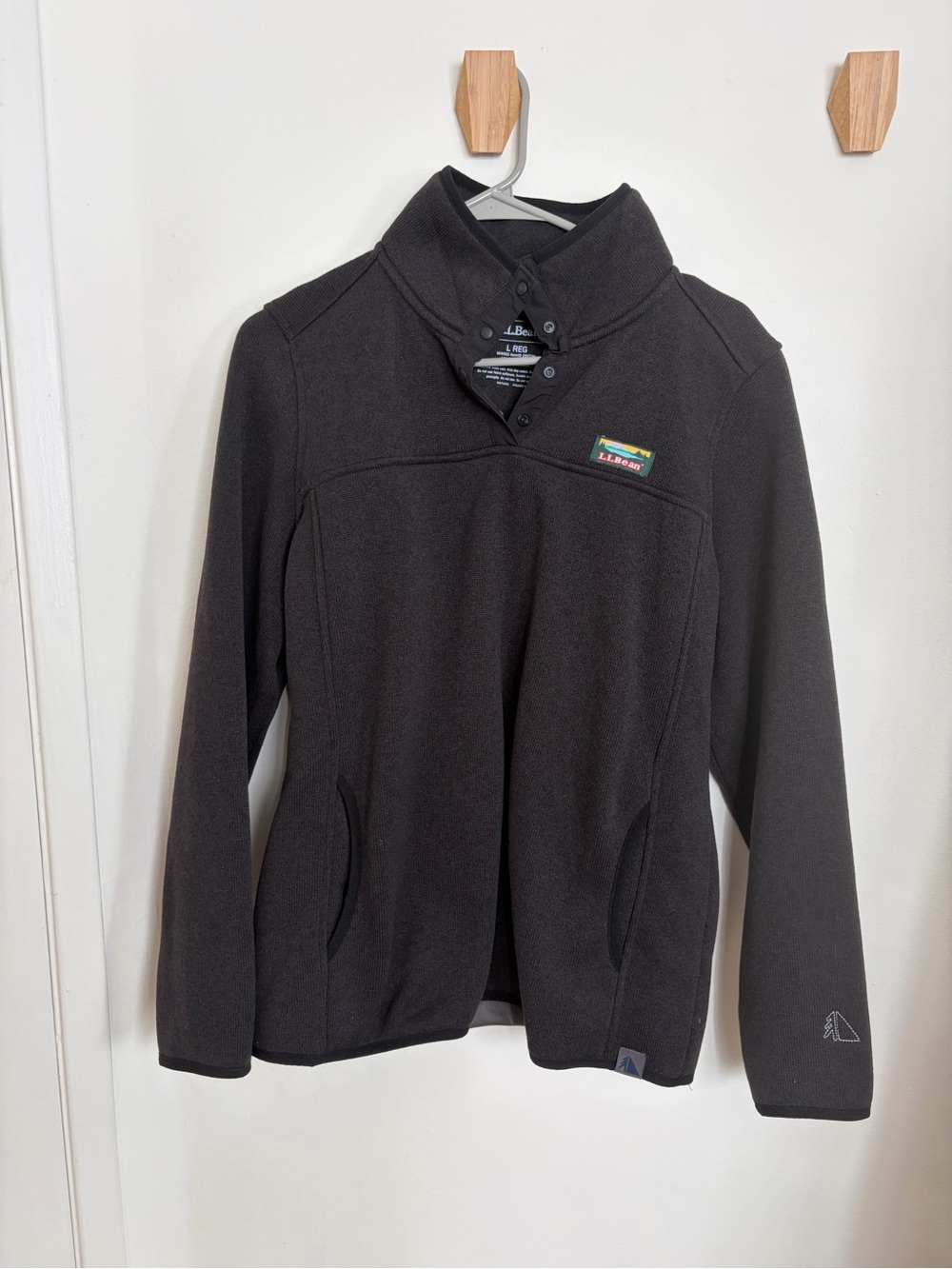 Black Pullover Fleece Sweater - L.L. Bean